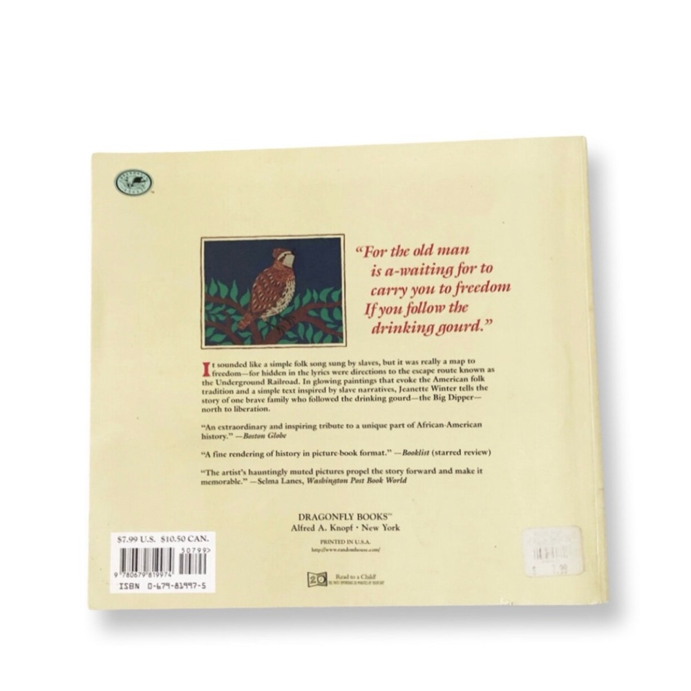 Follow the Drinking Gourd Book by Jeanette Winter - Picture 2 of 9